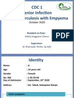 CDC 1: Senior Infection Lung Tuberculosis with Empyema