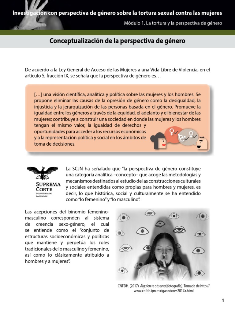Perspectiva de Género y Equidad Social | PDF | Estudios de género | Género