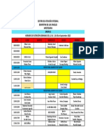 HORARIOS DE SEPTIEMBRE 2022 Hi'po GRUPO 2