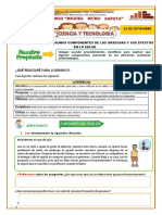 Ciencia y Tecnologia Dia 3 Semana 22