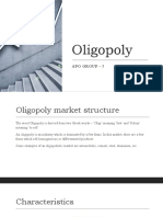 Oligopoly Market Structure and Characteristics of India's DTH Industry