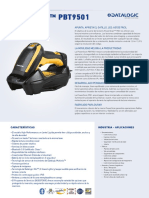 PowerScan PBT9501 Data Sheet - Spanish