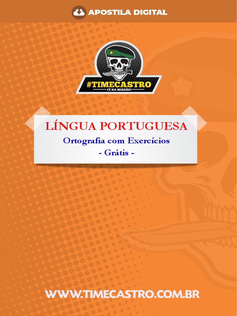 Apostila Grátis de Ortografia e Exercícios | PDF | Estresse ...