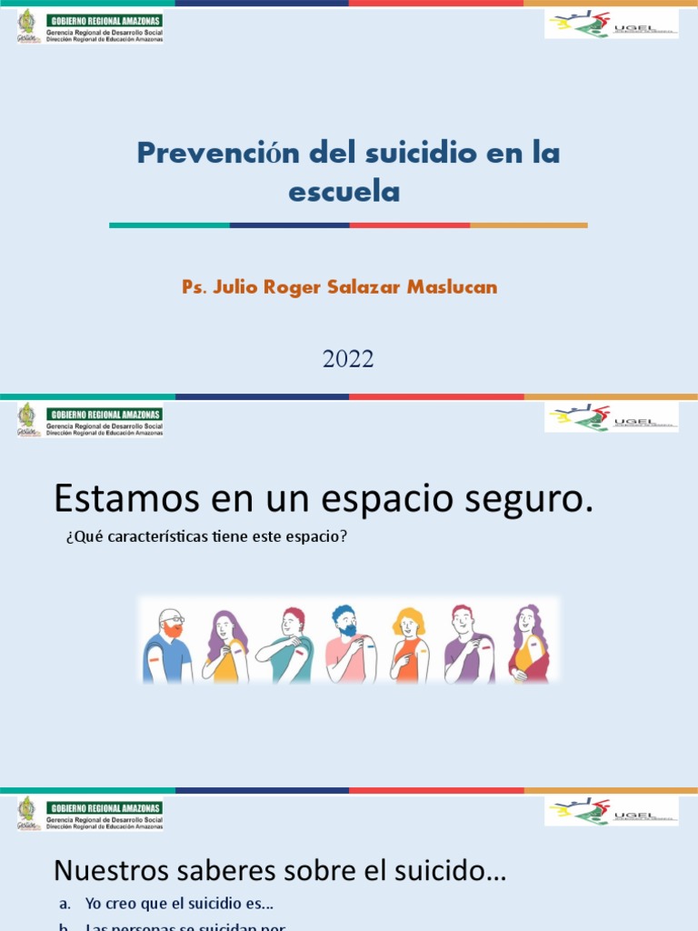 Prevención del Suicidio en Adolescentes | PDF | Suicidio | Salud mental