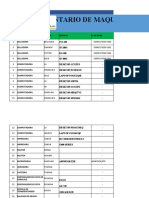 Inventario de Equipos y Maquinas de Nicolo