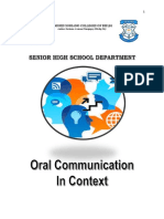 Oral Com in Context