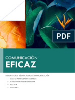 COMUNICACIÓN EFICAZ - Tecnicas de La Comunicación