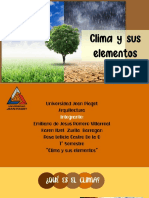 Clima y Sus Elementos