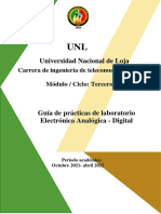 Guía electrónica analógica digital UNL