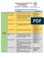 Calendario Académico Finalizacion Año Escolar 2021