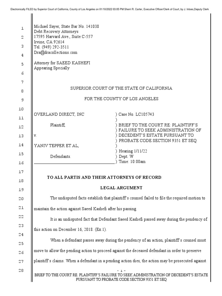 Lasc case lc105743 notice of motion pdf probate judiciaries