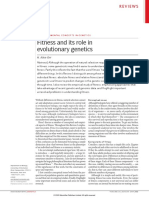 Fitness y Su Role en Evolutionarty Biology Orr