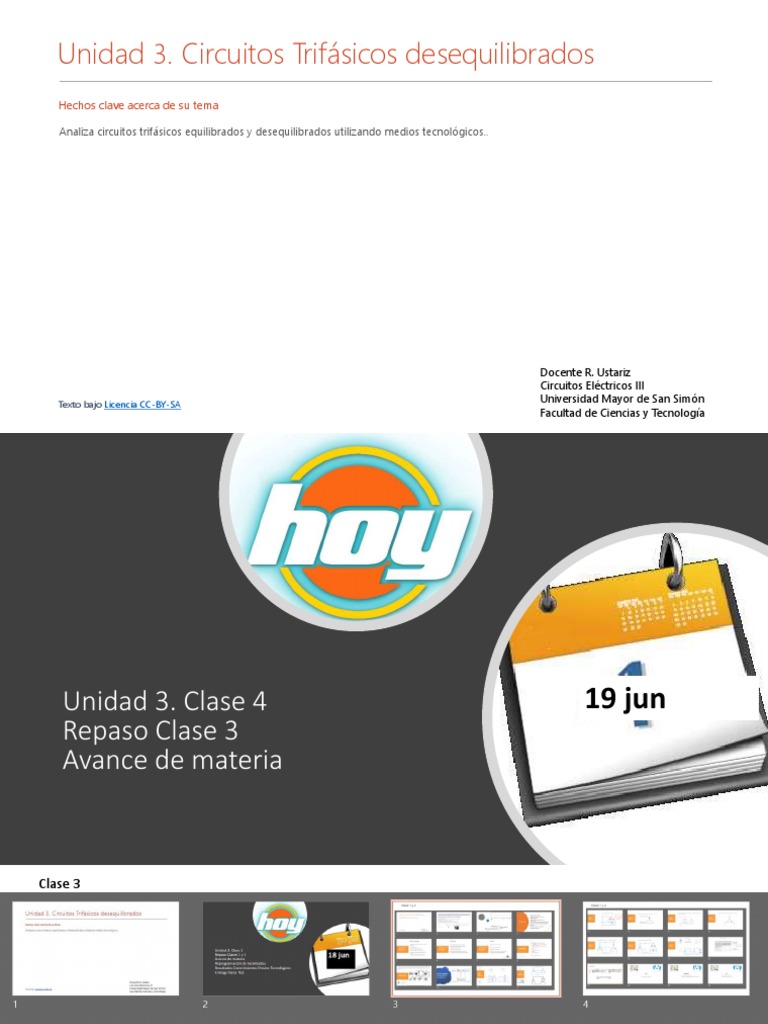 Circuitos Iii - Tema3 - Clase4 | PDF | Impedancia eléctrica | Electricidad