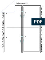 Asking Need Graphic Organizer Blank