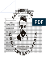 Lista de Asistencia 5° B