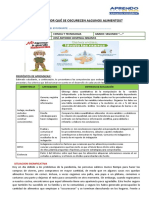 Evaluación Diagnostica 2da Parte de Segundo