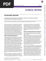 Personallity Disorder BMJ