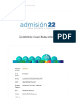 Comprobante de Documentos