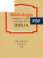 Bibliología - Orígenes, Historia y Teología de La Biblia