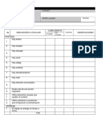 Lista de Cotejo - Roles