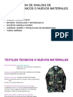 Textiles Tecnicos o Nuevos Materiales