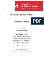 Universidad Del Valle de México: Tecnologías para La Gestión