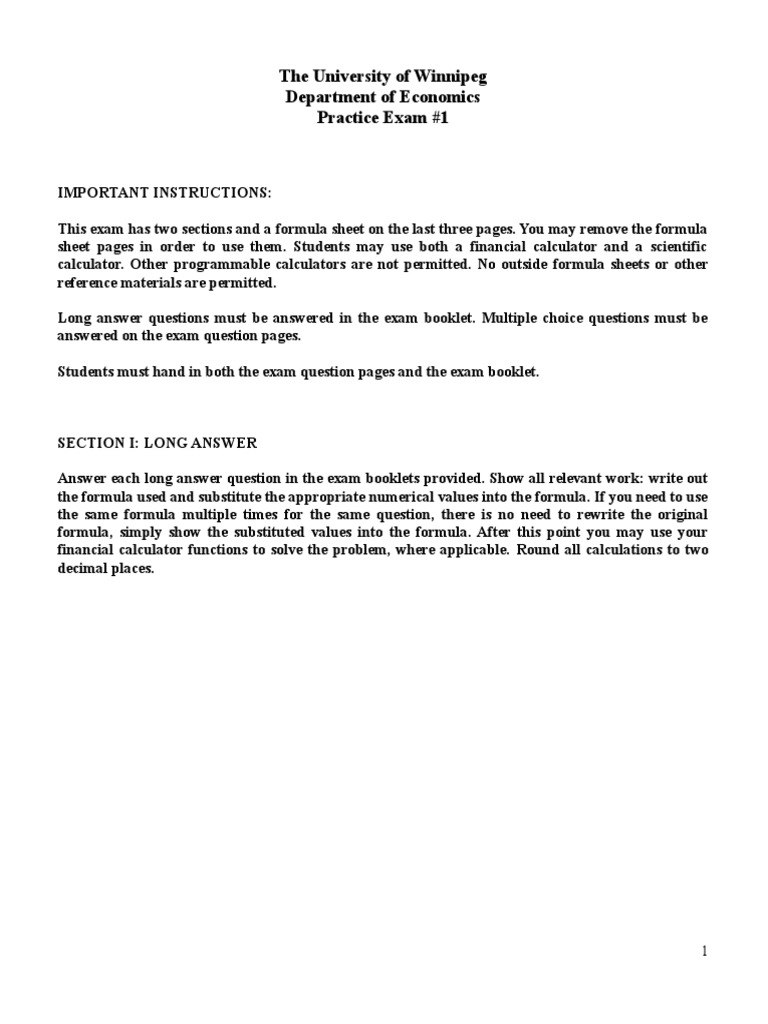Corporate Finance Practice Exam 1 | PDF | Present Value | Bonds (Finance)