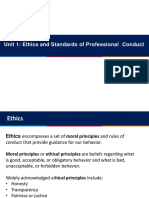Unit 1 - Standards of Professional Conduct
