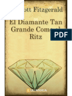 El Diamante Tan Grande Como El Ritz-Francis Scott Fitzgerald