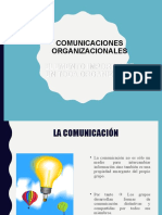 Presentacion COMUNICACIONES ORGANIZACIONALES