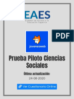 Prueba Piloto Ciencias Sociales - Jovenesweb