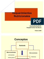 Requerimientos Nutricionales 2009