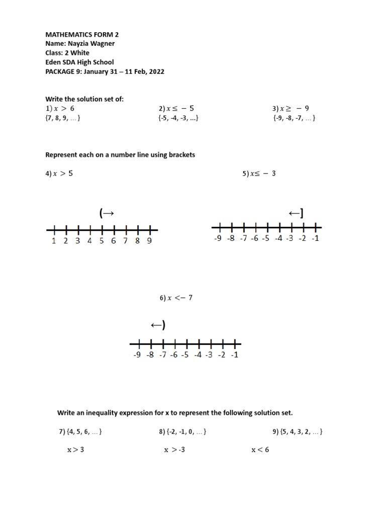Form 2 Package 9 Assessment 9 | PDF