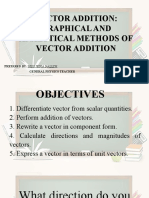 Vector Addition Graphical and Analytical Methods