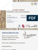 Exposing Coptic Entities at Digital Coptic 3