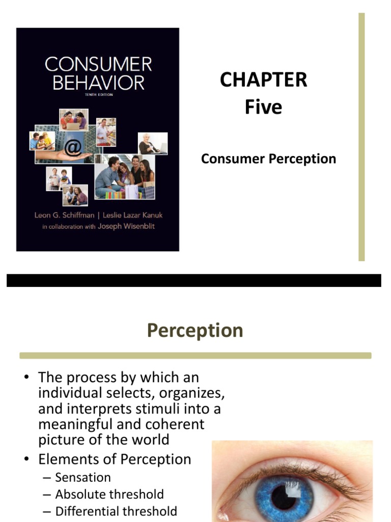 Consumer Behavior Chapter 5 Pdf Pricing Perception