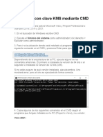 Activación Visio Con Clave KMS Mediante CMD