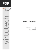 DML Tutorial