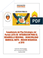 Tarea Municipalidad Mariscal Nieto - Moquegua