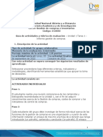 Guía de Actividades y Rúbrica de Evaluación - Unidad 1 - Tarea 1 - Informe de Gestión de Compras.