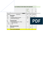 Bill of Materials HH-CHH-OT