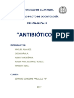 Antibioticos - Cirugia Bucal