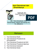 Teori Teori Demokrasi Bahan 3