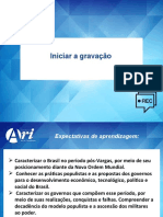 Populismo e Reformas no Brasil pós-Vargas