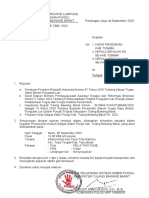 Undangan Peserta Penyuluhan Hukum Saber Pungli Di Wisma Griya Asri, 05-09-2022