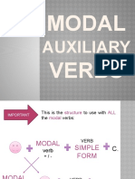 Modal Auxiliary Verbs
