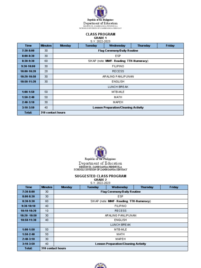 Lindang Es Sikap Class Program Pdf Academic Term Educational