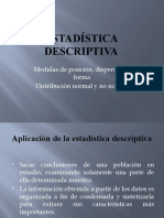 Unidad 2 - Distribución Normal y Medidas de Tendencia Central y Dispersión