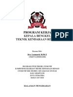 Program Kerja Kepala Bengkel Otomotif Revisi