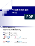 KesetimbanganIonik (As BS, Bufer, Hidrolisis)